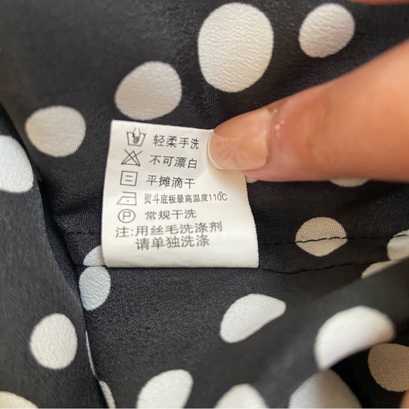 Finity Polka Dot Shirt with Built In Top - Picture 2 of 6